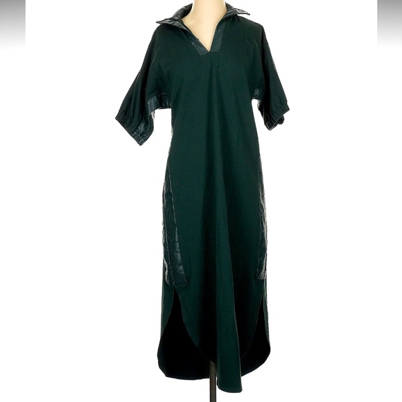 EMILY MCCARTHY Poppy Caftan in dark green - Picture 4 of 6